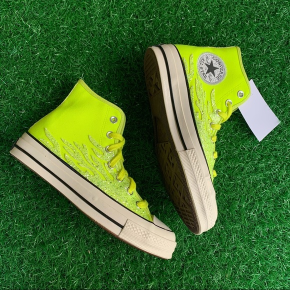 Converse Chuck 70 Hi Glitter Flames - Picture 2 of 5